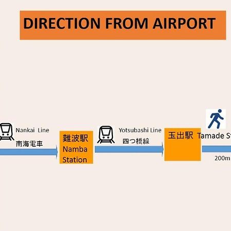 玉出205 Wifi付 玉出駅から徒歩2分 地下鉄難波迄8分 Apartment Osaka Exterior foto